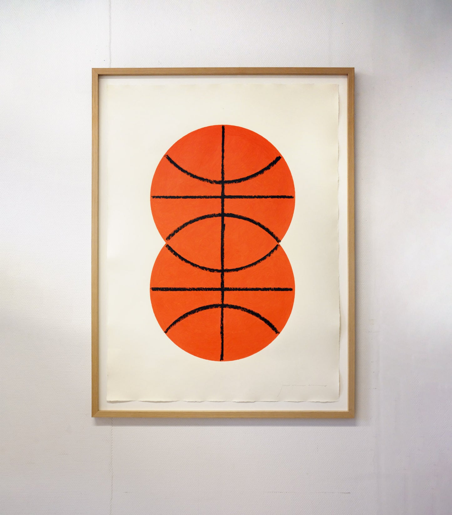 Basketball Venn Original (Framed)